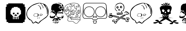 Designers Skulls font preview